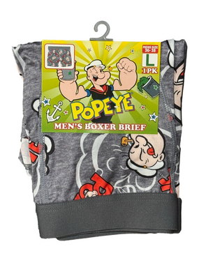 Mens Popeye The Sailor Man Licensed Boxer Briefs - Size Large - NWT